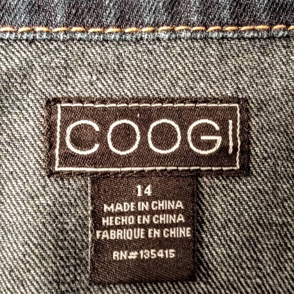 Coogi Australia Embroidered Blue Denim Jean Jacket - Picture 8 of 10